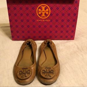 Tory burch Minnie Leather Ballet Flats